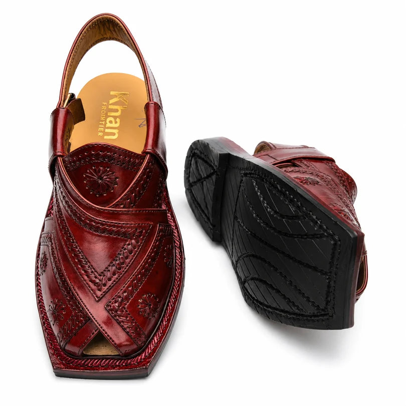 Markhor Mustard Norozi Chappal With Single Tyre Sole 2025