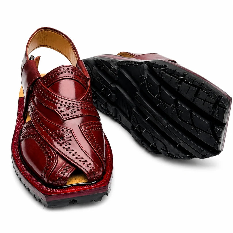 Markhor Mustard Norozi Chappal With Double Tyre Sole 2024