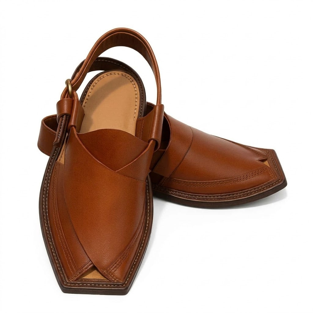 Mustard Peshawar Zalmi T-Shape Chappal