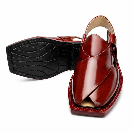 Mustard Single Tyre Sole Plain Norozi Chappal