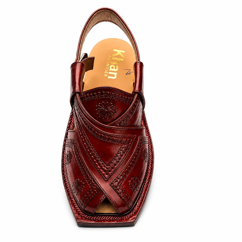 Markhor Mustard Norozi Chappal With Single Tyre Sole 2026