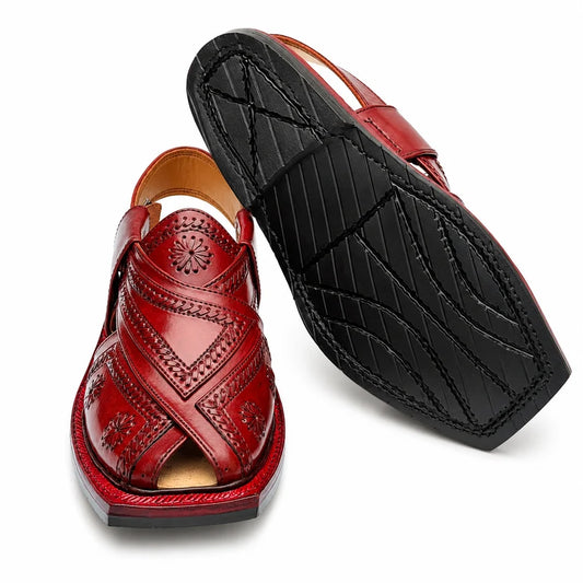 Markhor Mustard Norozi Chappal With Single Tyre Sole 2025