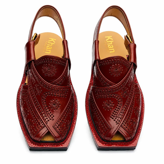 Markhor Mustard Norozi Chappal With Double Sole 2026