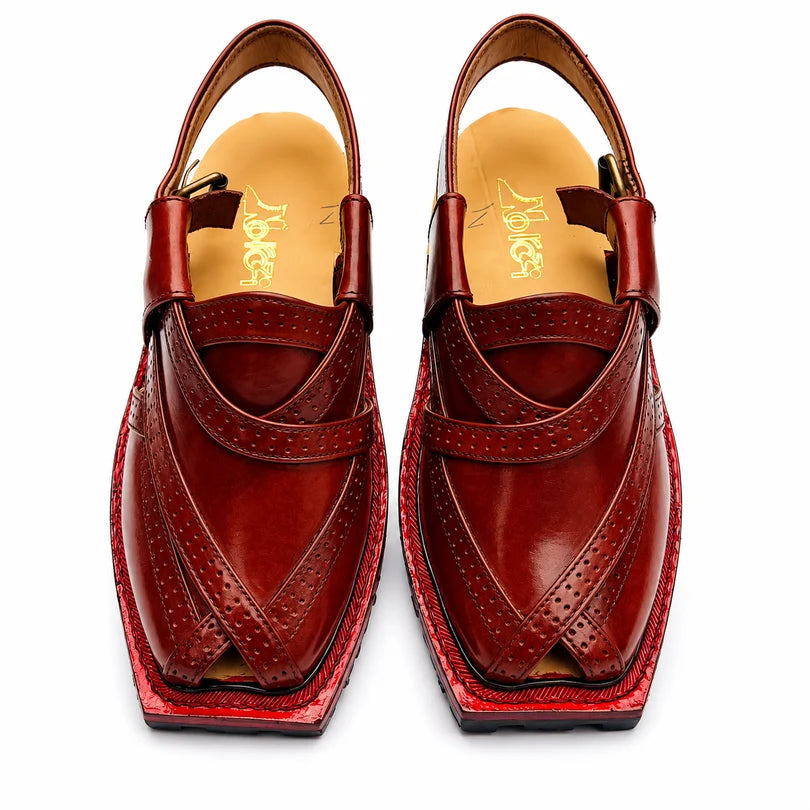 Gorilla Mustard Norozi Chappal With Double Tyre Sole