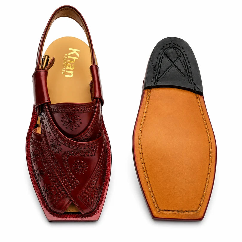 Markhor Mustard Norozi Chappal With Single Leather Sole 2026